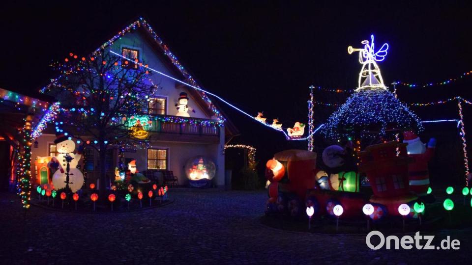 Haus und Garten als Gesamtkunstwerk: Das Anwesen der Familie Biederman in Erbendorf. Bild: szl