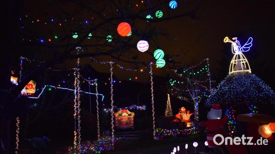 Haus und Garten als Gesamtkunstwerk: Das Anwesen der Familie Biederman in Erbendorf. Bild: szl