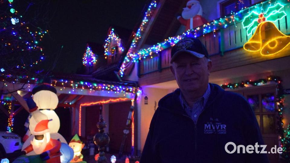 Haus und Garten als Gesamtkunstwerk: Das Anwesen der Familie Biederman in Erbendorf. Bild: szl