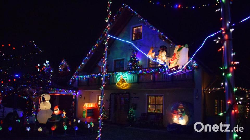 Haus und Garten als Gesamtkunstwerk: Das Anwesen der Familie Biederman in Erbendorf. Bild: szl