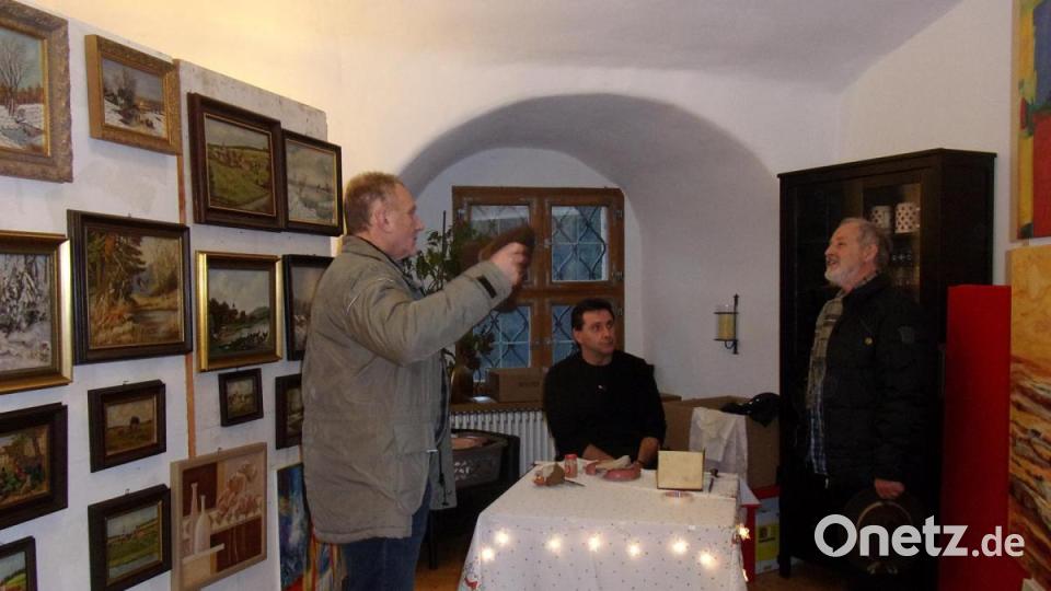 Künstler unter sich. Bild: bnr