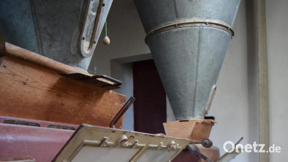 Im Erdgeschoss befindet sich der Walzstuhl. Bild: szl