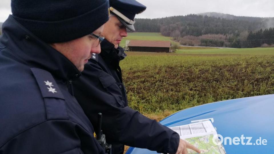 Die Polizei sucht in der Region um Oberviechtach nach der vermissten Vohenstraußerin. Bild: anv