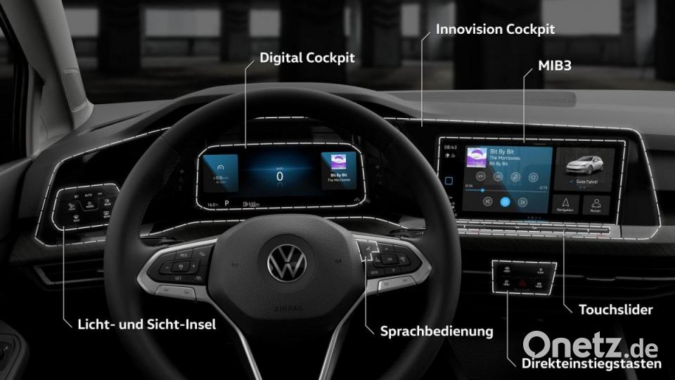 Golf 8 digitale Innovationen. Bild: Volkswagen