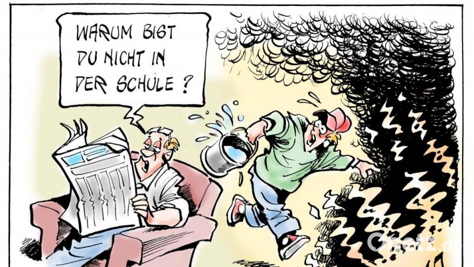 Auch Karikaturist Jürgen Tomicek blickt auf das Jahr 2019 zurück Bild: Jürgen Tomicek