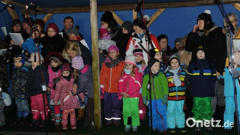 Der Zwergerl-Chor des Sorghofer Kindergartens. Bild: gf
