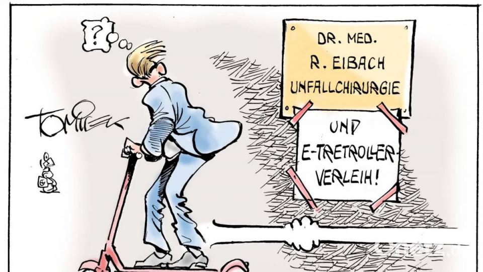 Auch Karikaturist Jürgen Tomicek blickt auf das Jahr 2019 zurück Bild: Jürgen Tomicek