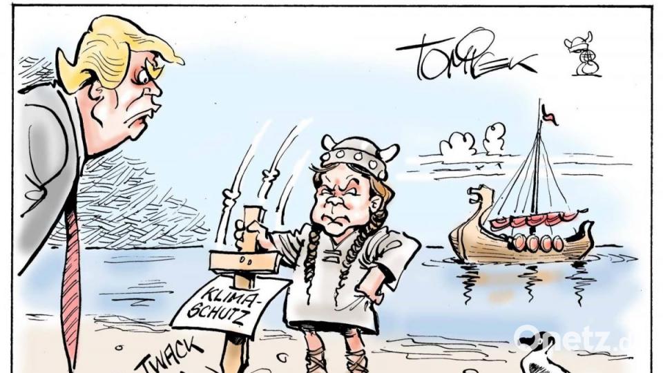 Auch Karikaturist Jürgen Tomicek blickt auf das Jahr 2019 zurück Bild: Jürgen Tomicek