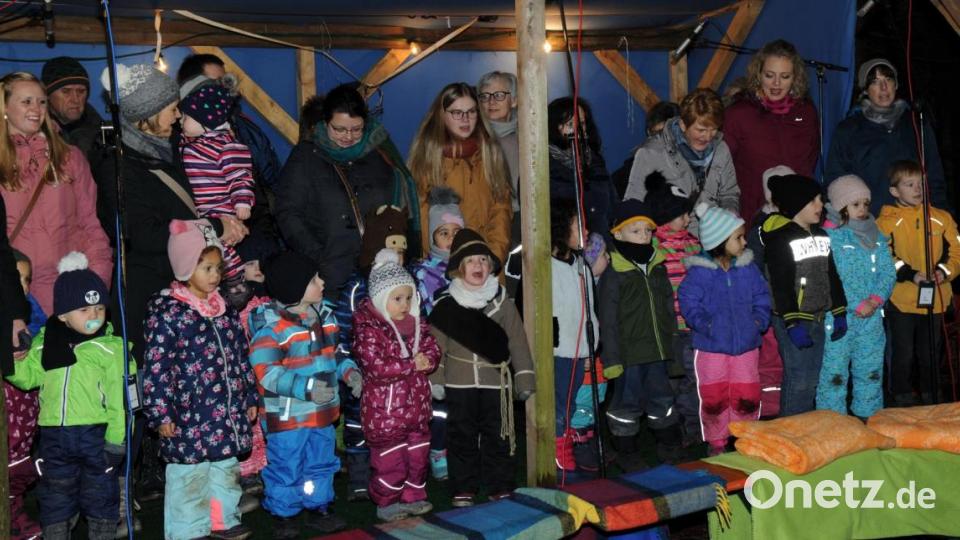 Der Zwergerl-Chor des Kindergartens Sorghof. Bild: gf