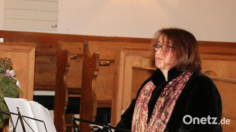 Ei Haberberger, Sopranistin und Pianistin, ist extra aus München angereist. Bild: rpp