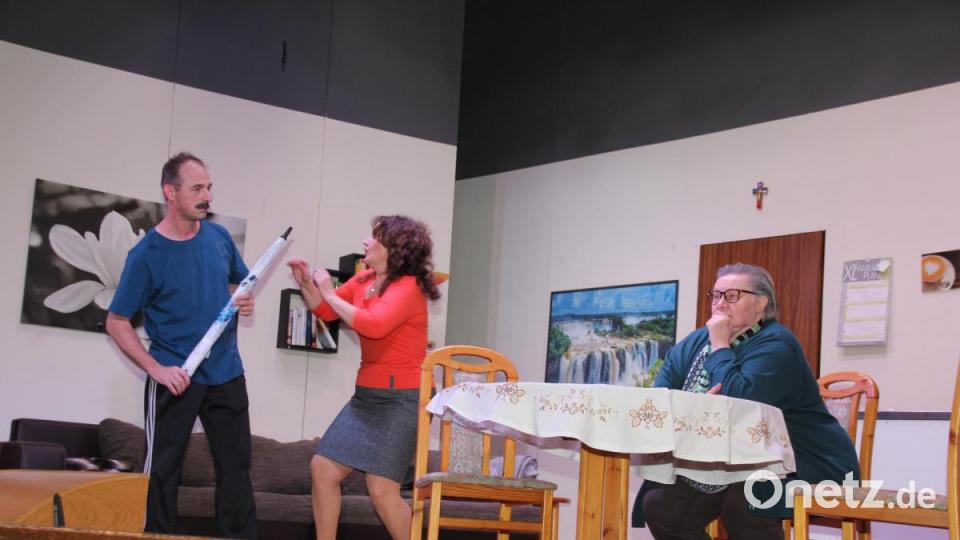 Theateraufführung bei der Kolpingsfamilie Oberviechtach. Bild: frd