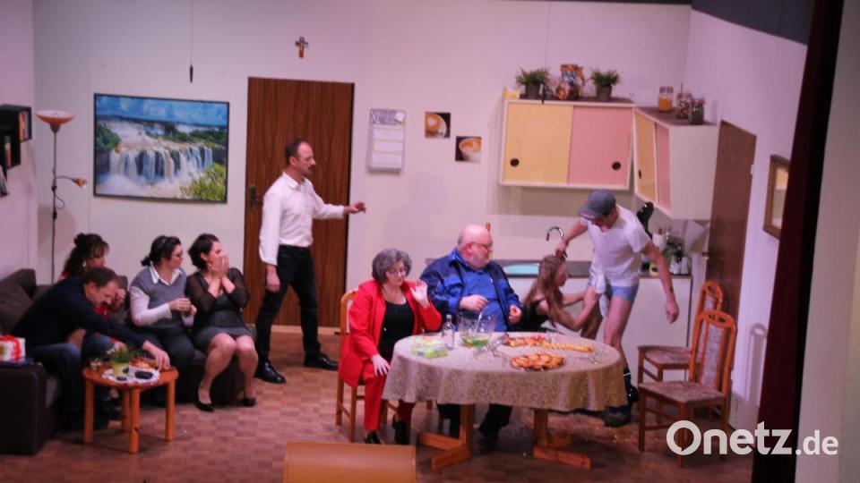Theateraufführung bei der Kolpingsfamilie Oberviechtach. Bild: frd