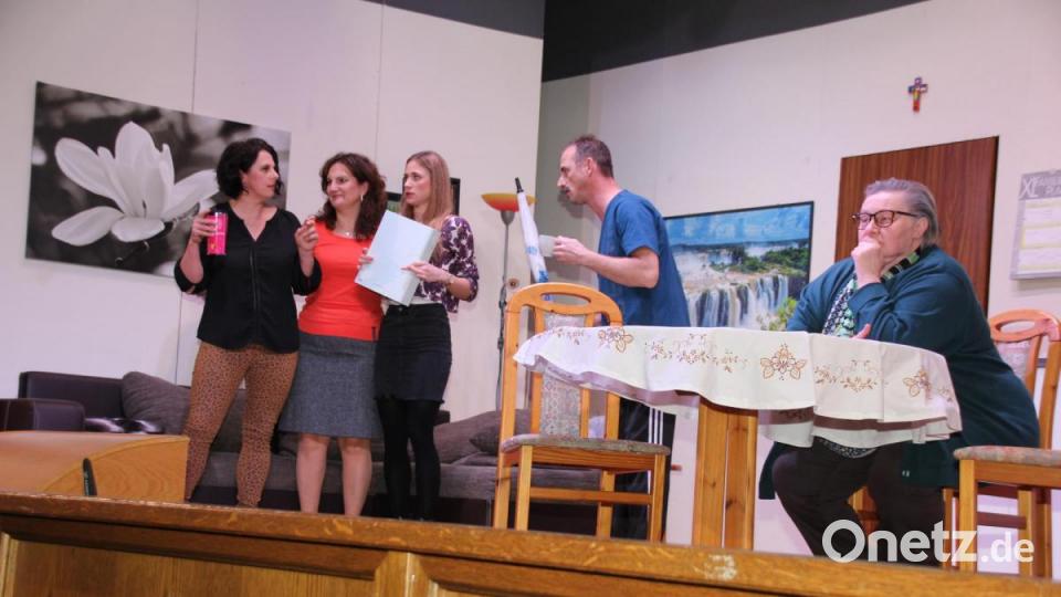 Theateraufführung bei der Kolpingsfamilie Oberviechtach. Bild: frd