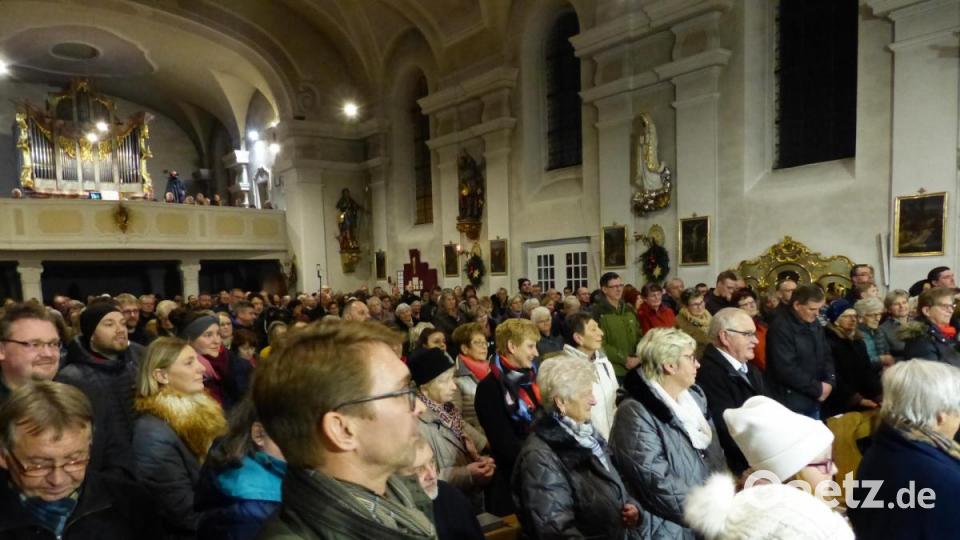 Das Weihnachtskonzert in Erbendorf. Bild: Holger Popp