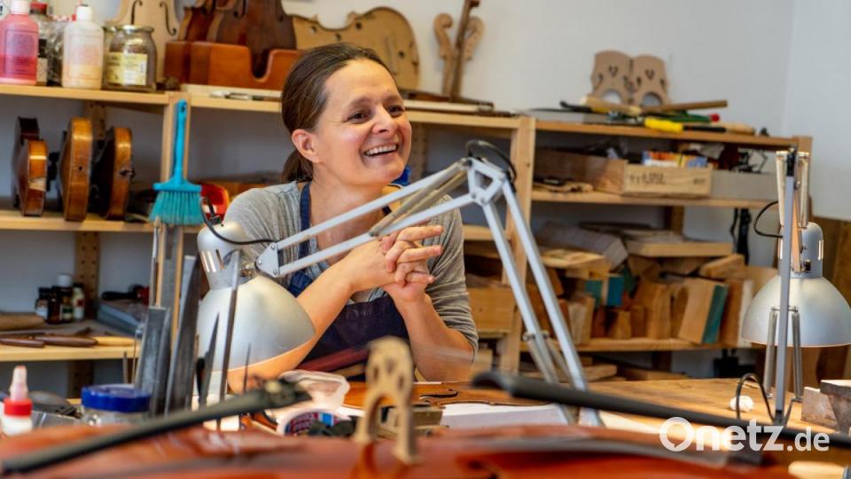 Werkstattbesuch bei Geigenbauerin Judith Bauer. Bild: Christian Gold