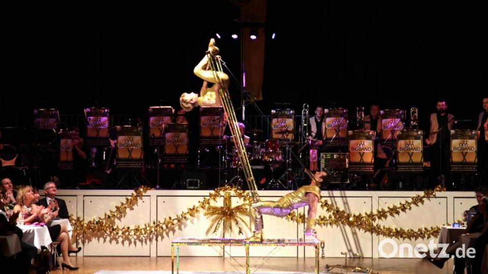 Das „Duo Markidos“ zeigte eine erstklassige Knieperch-Show. Bild: JOCHEN NEUMANN
ERBENDORF