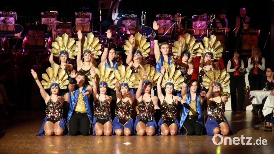 Der Showtanz der Narrhalla Windischeschenbach entführte in eine arabische Nacht. Bild: JOCHEN NEUMANN
ERBENDORF