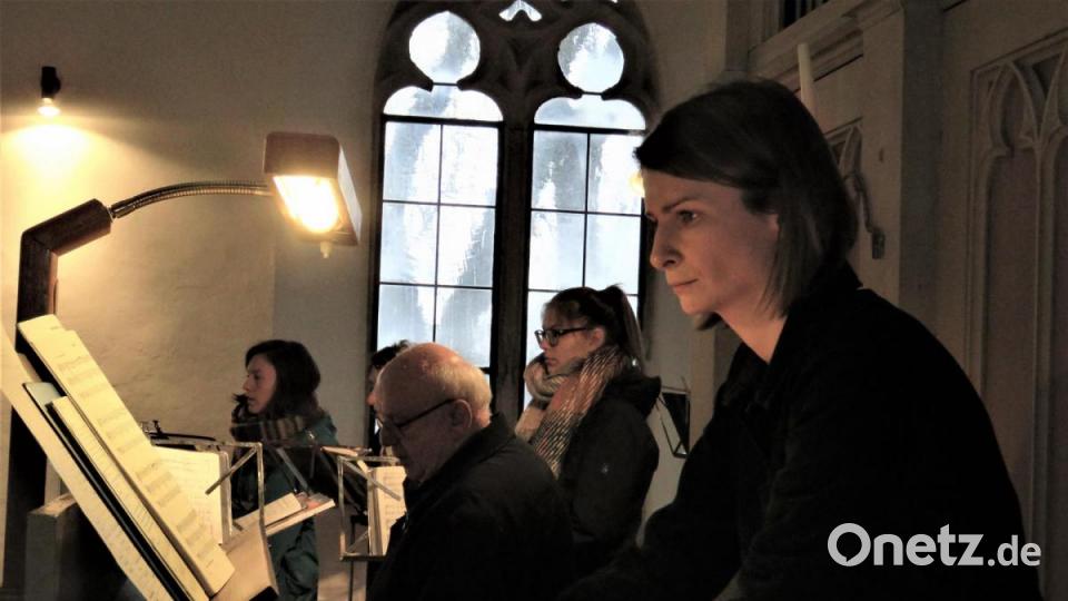 An der Orgel begleitete Organistin Cornelia Treml die Ordination. Bild: ubb