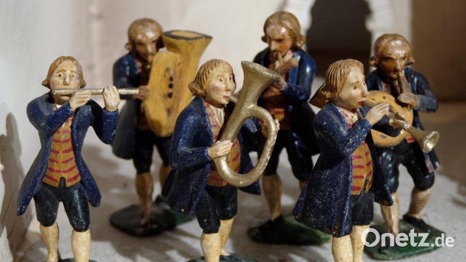 Musikanten in der Krippe. Bild: tr