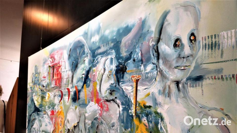 "Kalligrafie gegenläufiger Trends gegen starre Bprokratie". Bild: ubb