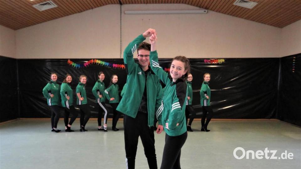 Luis Weiß und Emilia Bader, das Tanzpaar von &quot;Funky Feets&quot;. Bild: ubb
