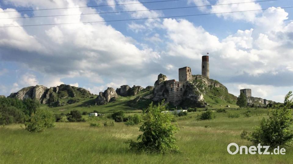 Wuchtige Ruinen zeugen auch heute noch vom einstigen Glanz der Adlerhorst-Burgen im polnischen Jura. Bild: bz