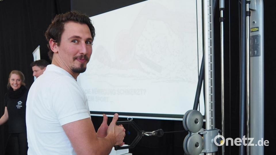 Auch die Oberarme konnten trainiert werden Bild: Bühner