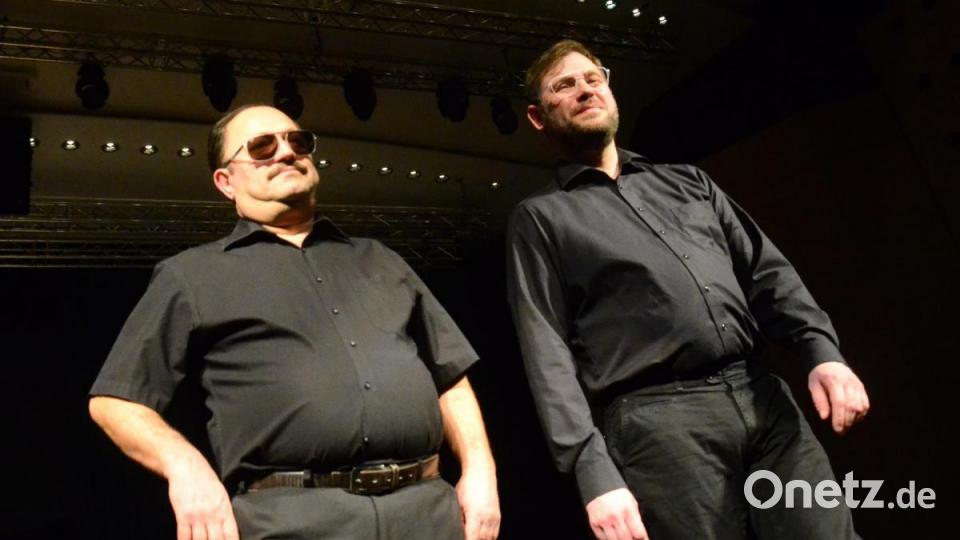 Männer aus Stahl: Mustafa Köksal und Markus Bäumler. Bild: Kunz