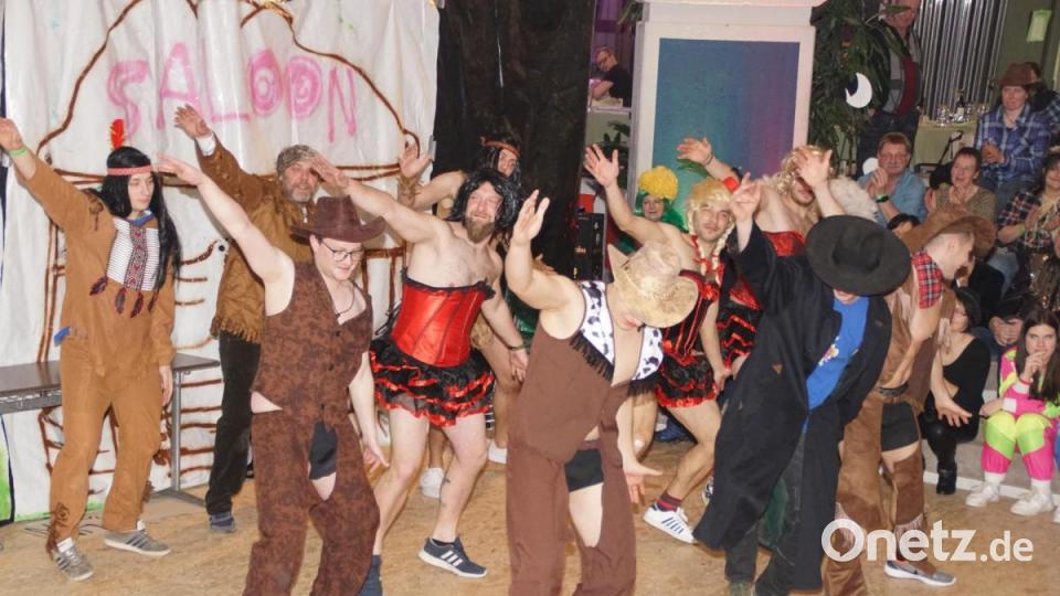 Die &quot;Dreamboys&quot; waren bei ihrer Einlage wieder in ihrem Element. Bild: mmj