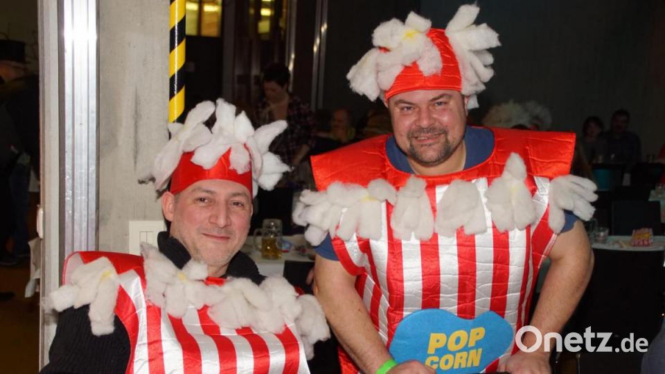 Diese Beiden machten Reklame für Popcorn. Bild: mmj