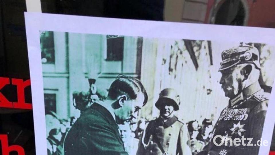 Ihre Wut lebten Unbekannte am Büro von Ulrich Lechte aus. Bild: Ulrich Lechte