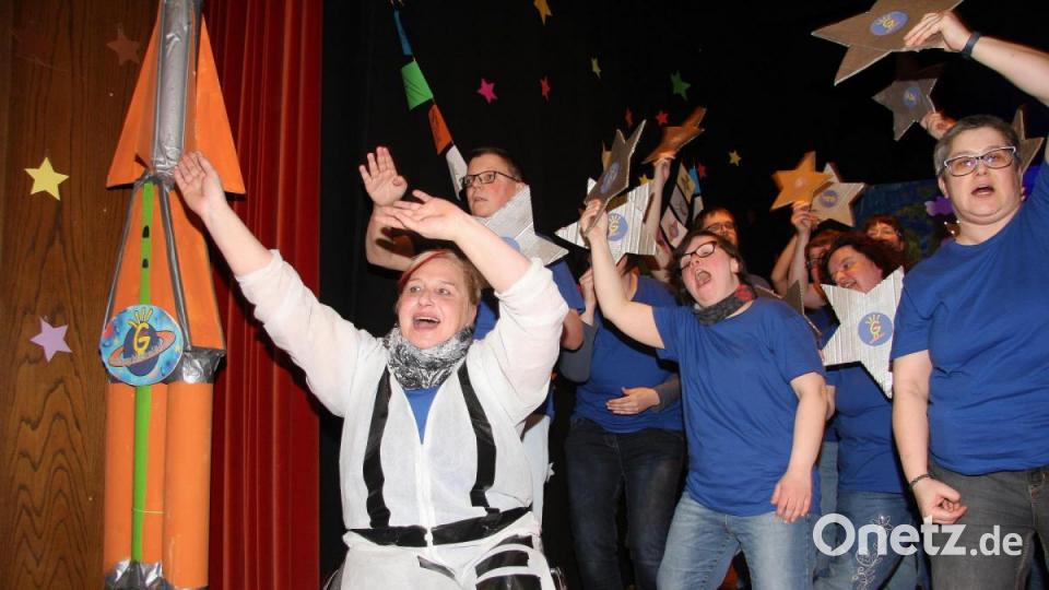 Faschingsball der Selbsthilfegruppe Behinderte und Nichtbehinderte in Wiesau. Bild: wro