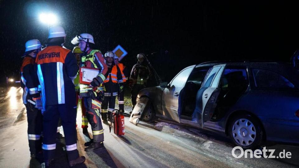 Autobrand in Paulsdorf Bild: dmra