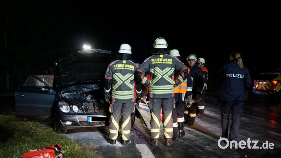 Autobrand in Paulsdorf Bild: dmra