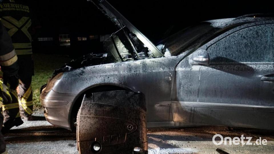 Autobrand in Paulsdorf Bild: dmra