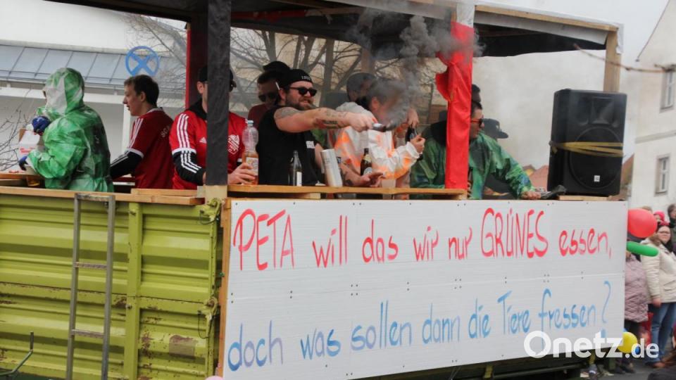 Der SC Mähring knöpfte sich die Organisation Peta vor. Bild: kro