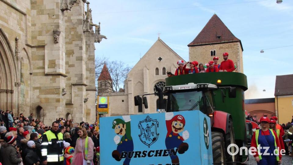 Tausende Faschingsbegeisterte und 60 Vereine schlossen sich dem Ostbayerischen Faschingszug in Regensburg an. Bild: Urte Scheubeck
