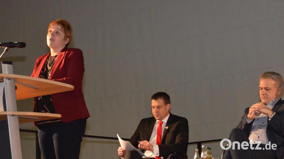 Podiumsdiskussion zur Landratswahl im Landkreis Tirschenreuth des Kreisjugendrings in Kemnath. Bild: Benkhardt