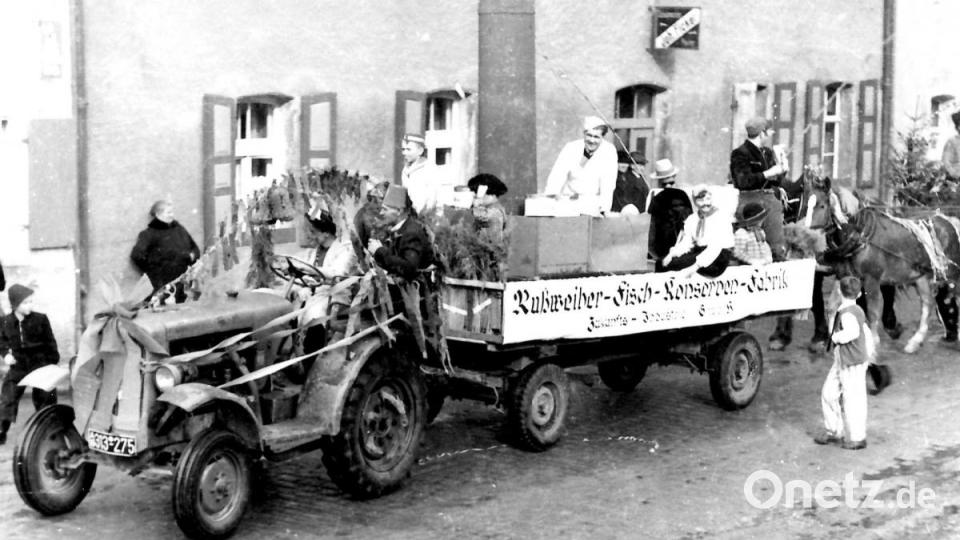 Fasching früher in Eschenbach. Repro: hev