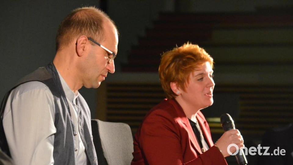 Podiumsdiskussion zur Landratswahl im Landkreis Tirschenreuth des Kreisjugendrings in Kemnath. Bild: Benkhardt