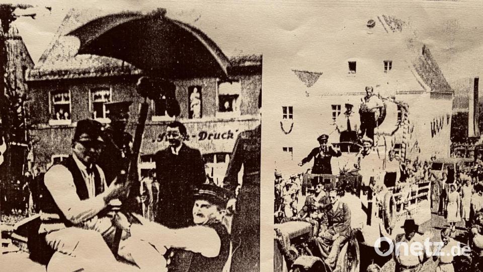 Fasching früher in Eschenbach. Bild: Johann Ott/exb