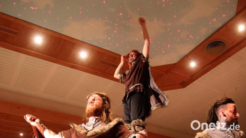 Raue Gesellen, perfekte Show. Die Wikinger vom Männerballett Feucht Fröhlich. Bild: mfh