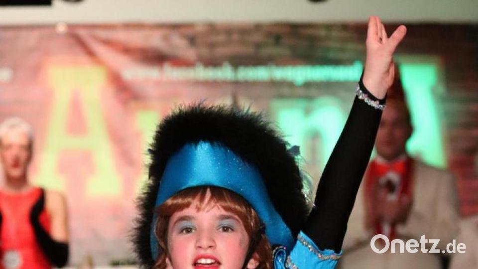 Das Funkenmariechen der Knappnesia: Amelie Gross. Bild: mfh