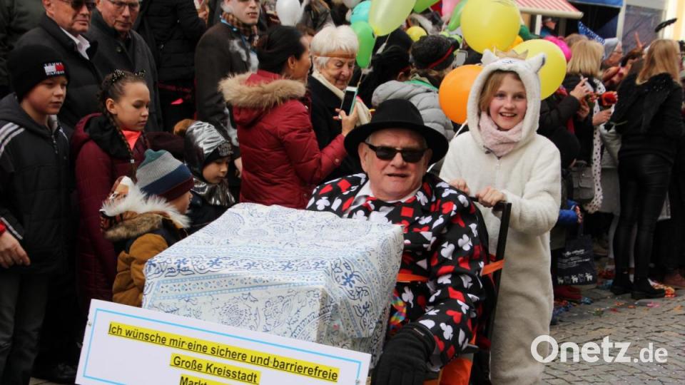 Er warb für ein barreirefreies Marktredwitz! Bild: kro