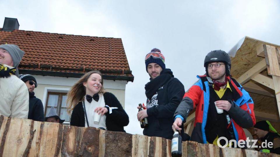 Der bunte Gaudiwurm in Altenstadt schlängelte sich am Faschingssonntag wieder durch die Ortschaft und nahm so manches Thema auf die Schippe. Bild: dob