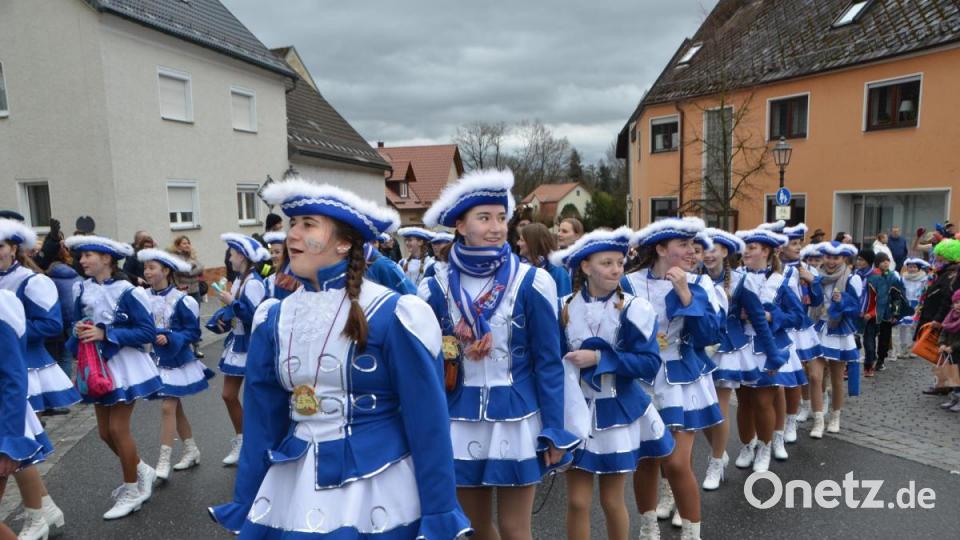 Der bunte Gaudiwurm in Altenstadt schlängelte sich am Faschingssonntag wieder durch die Ortschaft und nahm so manches Thema auf die Schippe. Bild: dob