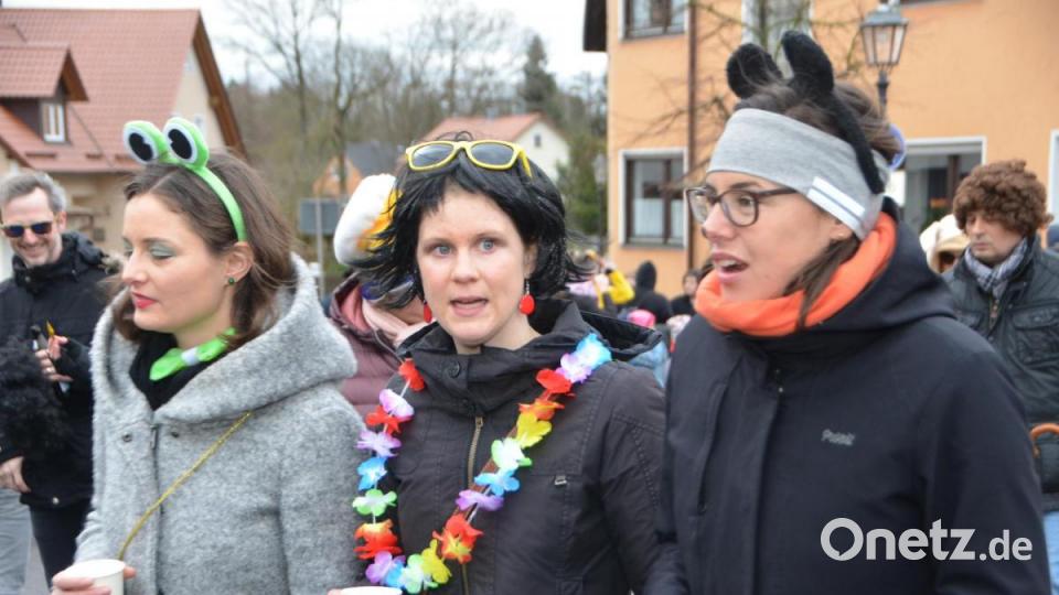Der bunte Gaudiwurm in Altenstadt schlängelte sich am Faschingssonntag wieder durch die Ortschaft und nahm so manches Thema auf die Schippe. Bild: dob