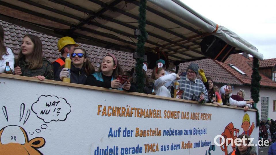 Die Mitglieder des Faschingsvereins hatten sichtlich Spaß. Bild: zth
