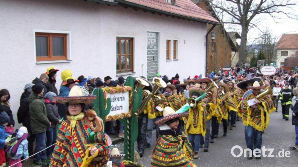 Die &quot;Mexikaner&quot; vom Seebarner Musikverein sorgten für eine klasse Stimmung. Bild: zth