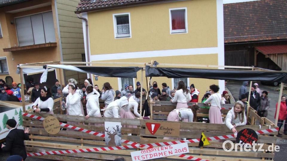 Eindrücke vom Seebarner Faschingszug. Bild: zth